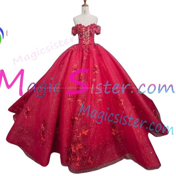 Hotselling Luxury Red Quinceanera Dress