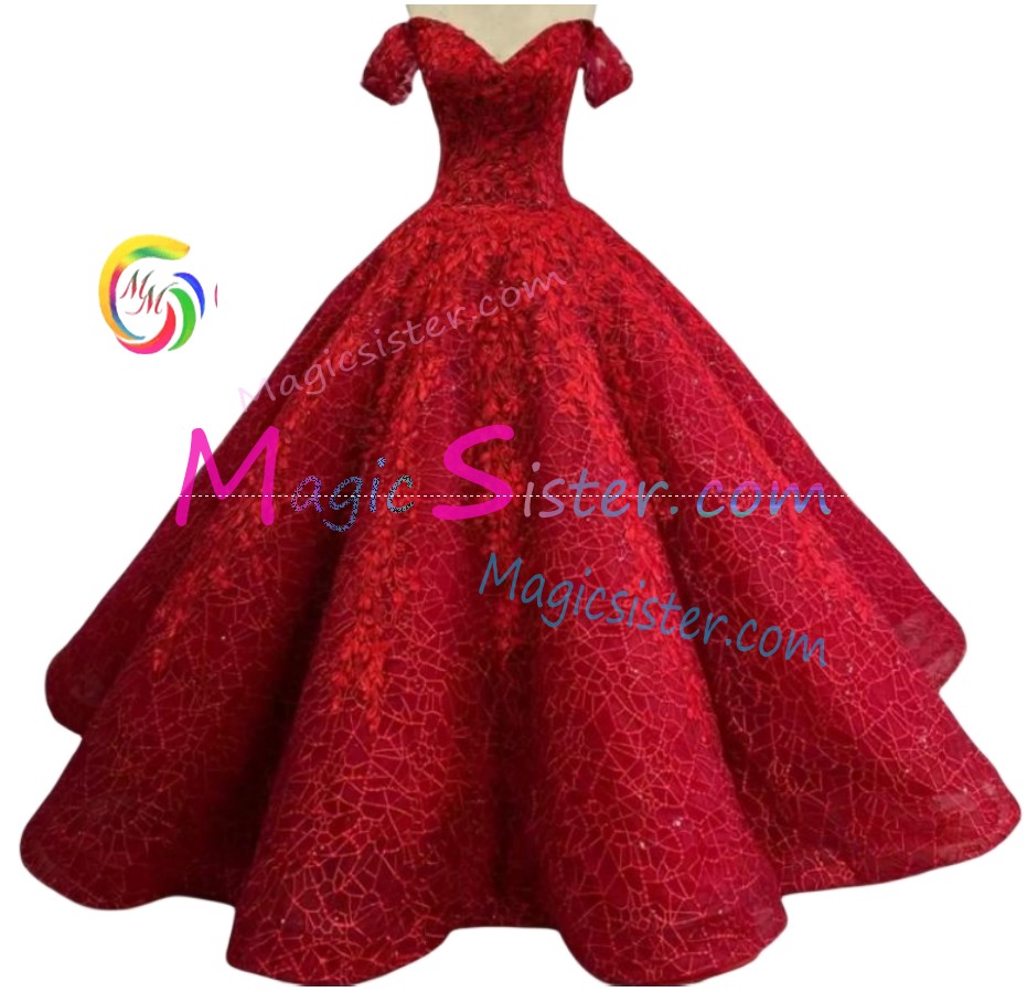 Topselling Luxury Red Quinceanera Dress