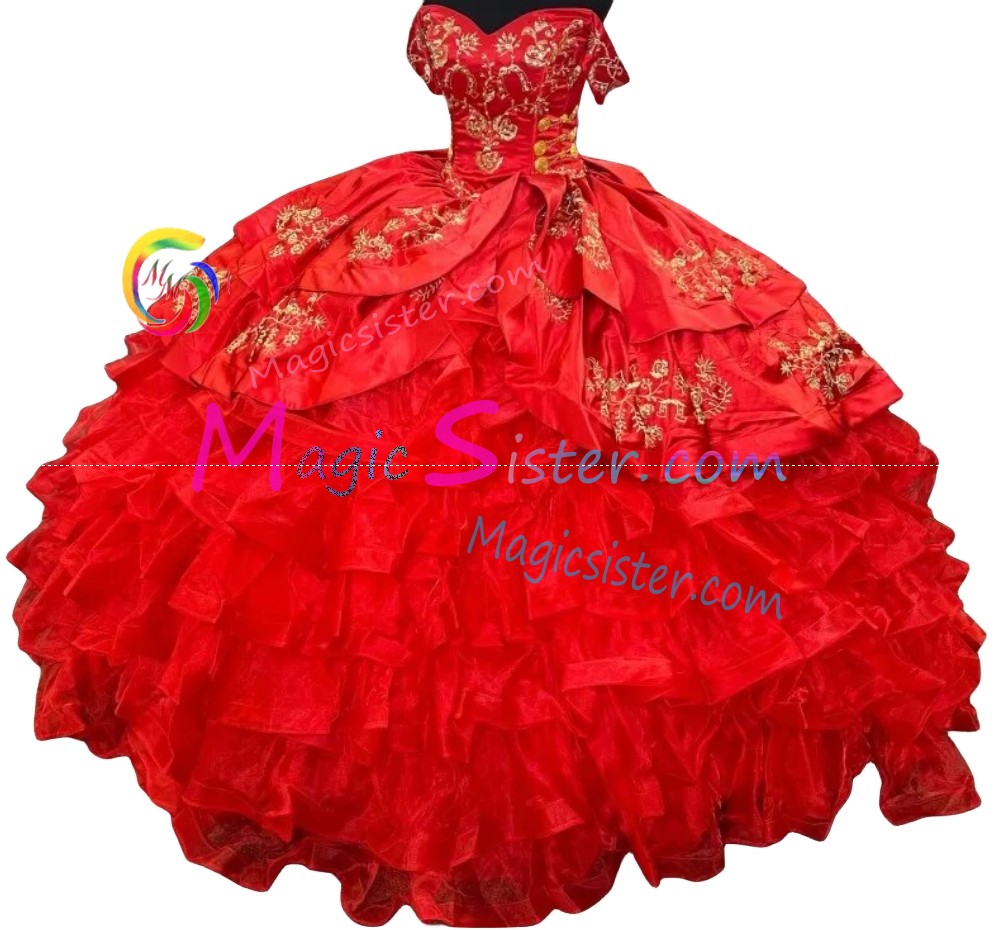 Topselling Luxury Red Quinceanera Dress