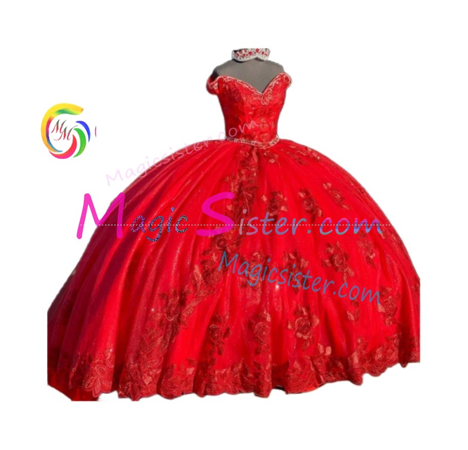 Topselling Luxury Red Quinceanera Dress