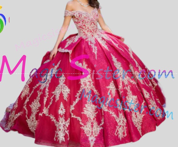 Topselling Instock Factory Red Quinceanera Dress