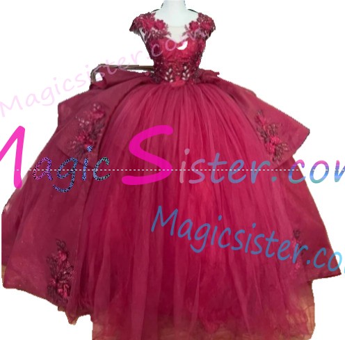 Hotselling Burgundy Quinceanera Dress