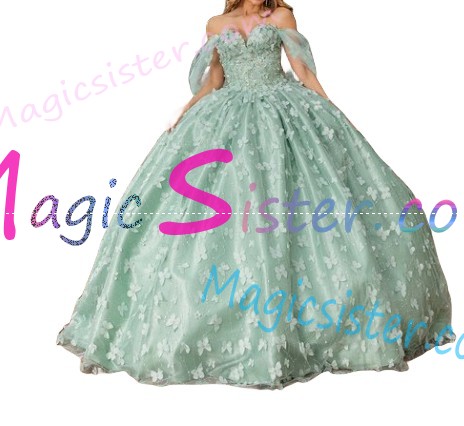 Beautiful TopSelling Sage Quinceanera Dress