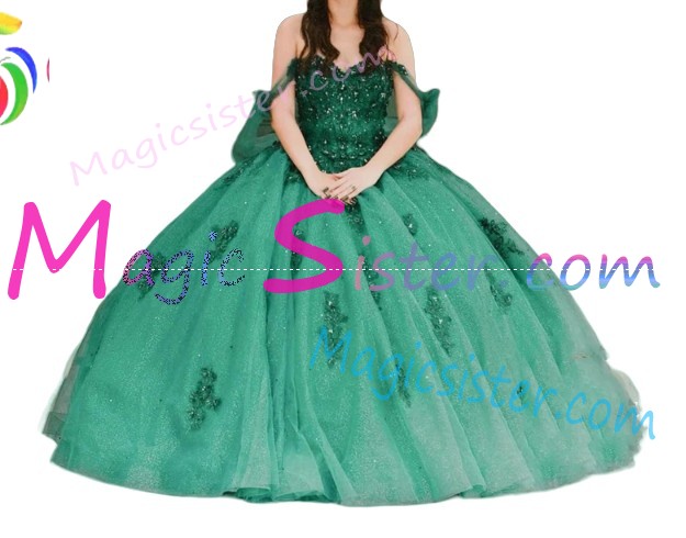 Beautiful Topselling Emerald Green Quinceanera Dress