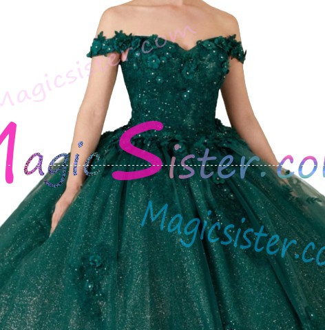 Factory Wholesale Topselling Emerald Green Quinceanera Dress