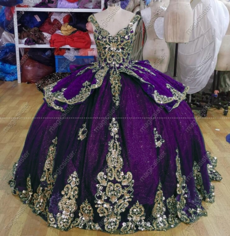 Fashionable Factory Wholesale Sequins Quinceanera Dress