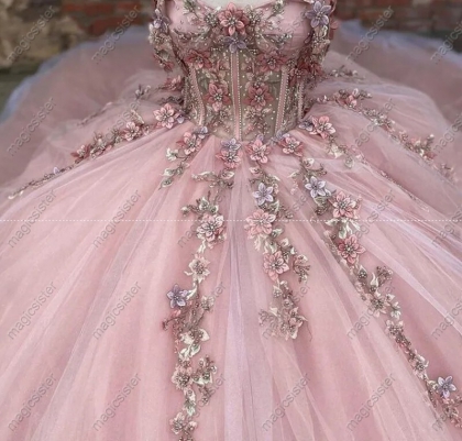 Elegant Blush Factory Wholesale Quinceanera Dress