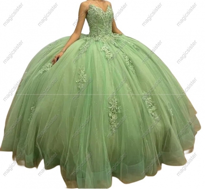Hotselling Elegant Appliques Quinceanera Dress
