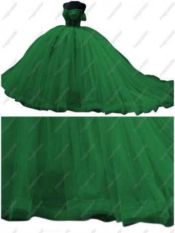 Emerald Green Hotselling Customed Make Quinceanera Dress