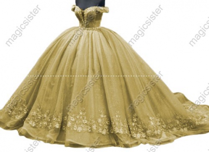 Factory Wholesale Flower Ball Gown Quinceanera Dress