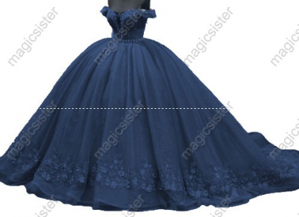 Factory Wholesale Flower Ball Gown Quinceanera Dress