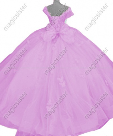 Ball Gown Quinceanera Dresses Lace Beading Birthday Prom Gowns Sweet