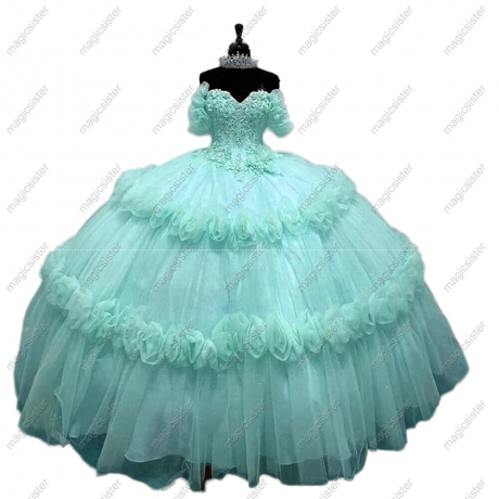 Luxury Factory Wholesale Hotselling Customed Make Quinceanera Dress