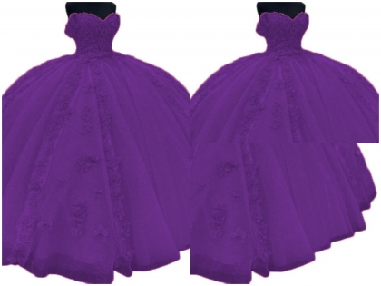 Factory wholesale lace applique quinceanera dress