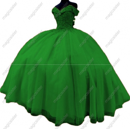 Sage Luxury Hotselling Customed Make Quinceanera Dress