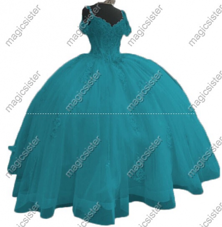 Factory wholesale off shoulder quinceanera dress