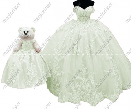 Sage FactorySage Wholesale Hotselling Matching Barbie and Bear Dress