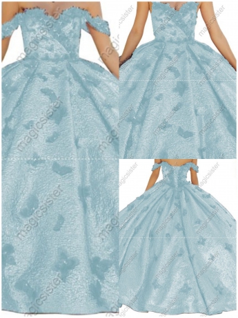 Factory Wholesale New Style Butterfly Quinceanera Dress