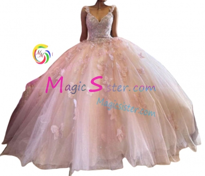 Blush Factory Wholesale New Style Butterfly Quinceanera Dress