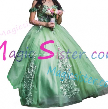 Hotselling Sage Quinceanera Dress