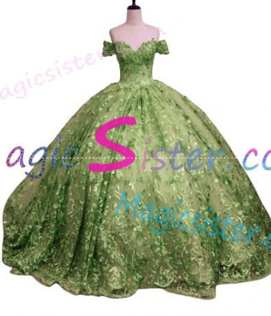 TopSelling Sage Quinceanera Dress