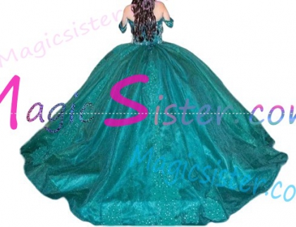 Emerald Green Topselling Quinceanera Dress、