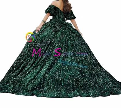 Luxury Topselling Emerald Green Quinceanera Dress