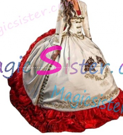 Hot selling Embroidery Charro Quinceanera Dress