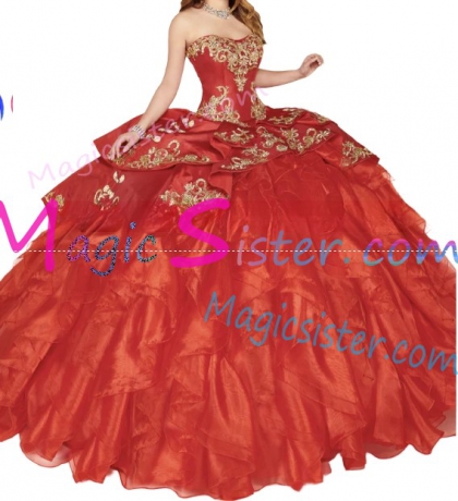 Hot Selling Embroidery Charro Quinceanera Dress