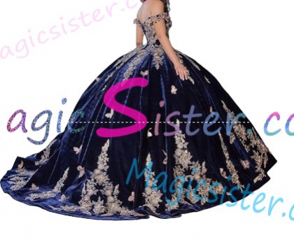 New Style Butterfly Quinceanera Dress