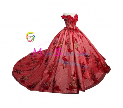 Topselling Red Quinceanera Dress