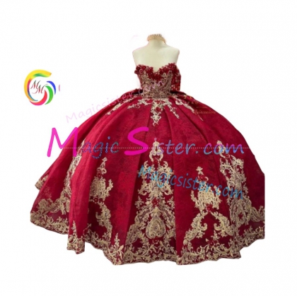 Hotselling Red Quinceanera Dress