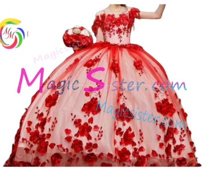 Topselling Beautiful Red Quinceanera Dress