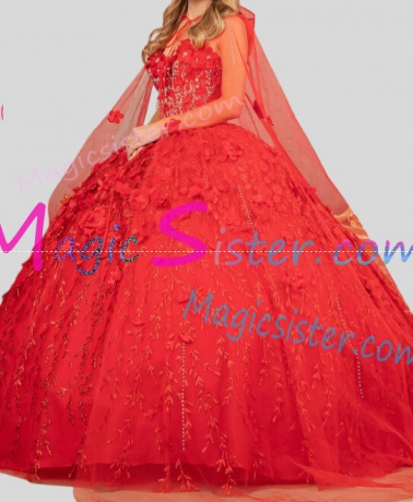 Topselling Factory Wholesale Red Quinceanera Dress