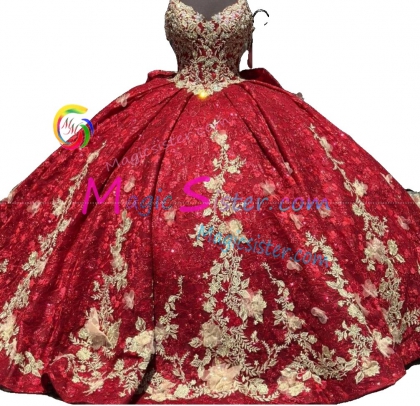 Hotselling Burgundy Quinceanera Dress