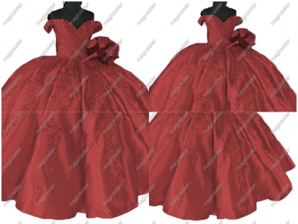 Factory wholesale off shoulder for quinceanera dress