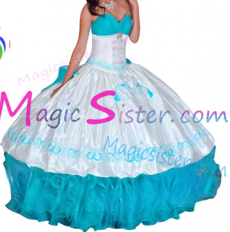 Hotselling Embroidery Charro Quinceanera Dress